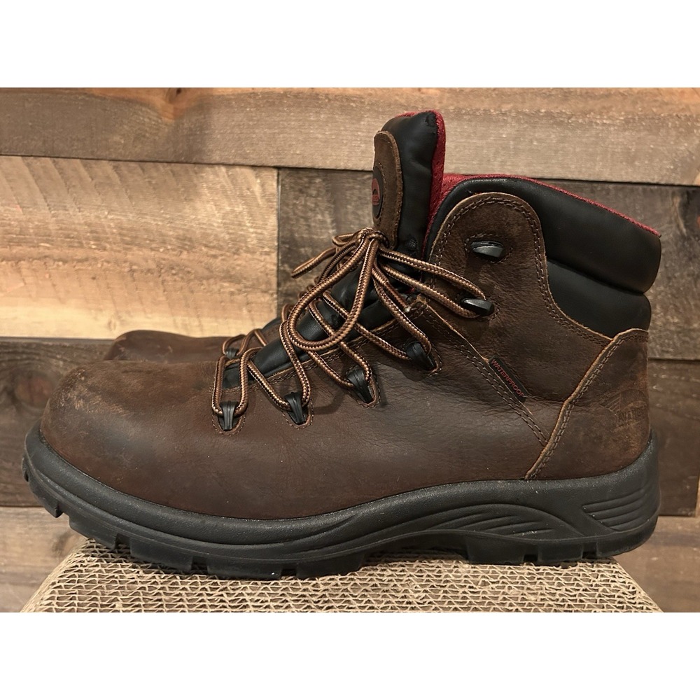 Avenger Men's‎ Waterproof Work Boot Composite Toe - A7221 Brown Workboot 12